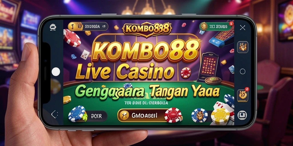 Tampilan gameplay Live Casino yang mengasyikan di KOMBO88.