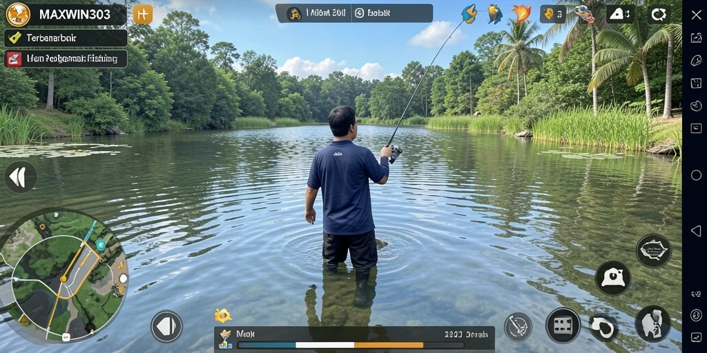 Tangkapan ikan yang menarik dalam gameplay MAXWIN303 dengan grafis yang menawan.