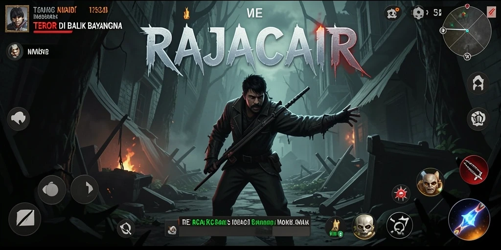 Screenshot menampilkan gameplay mencekam RAJACAIR yang penuh teror.