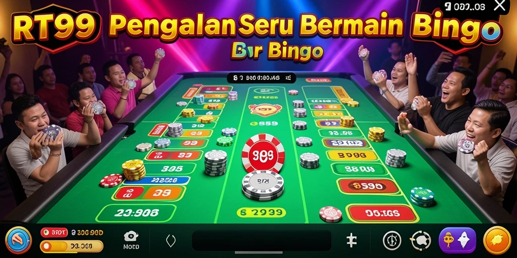 Tampilan gameplay Bingo yang menarik dan interaktif di RT99.